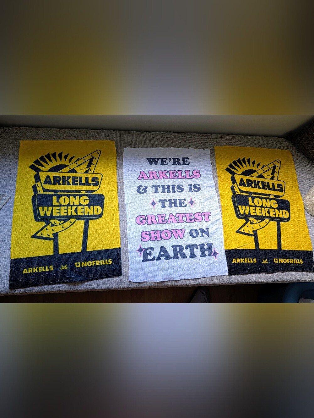 Arkells Concert Long Weekend Towels (Set of 3)